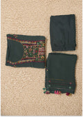 Dark Grey Georgette Handcrafted Unstitched Suit Material