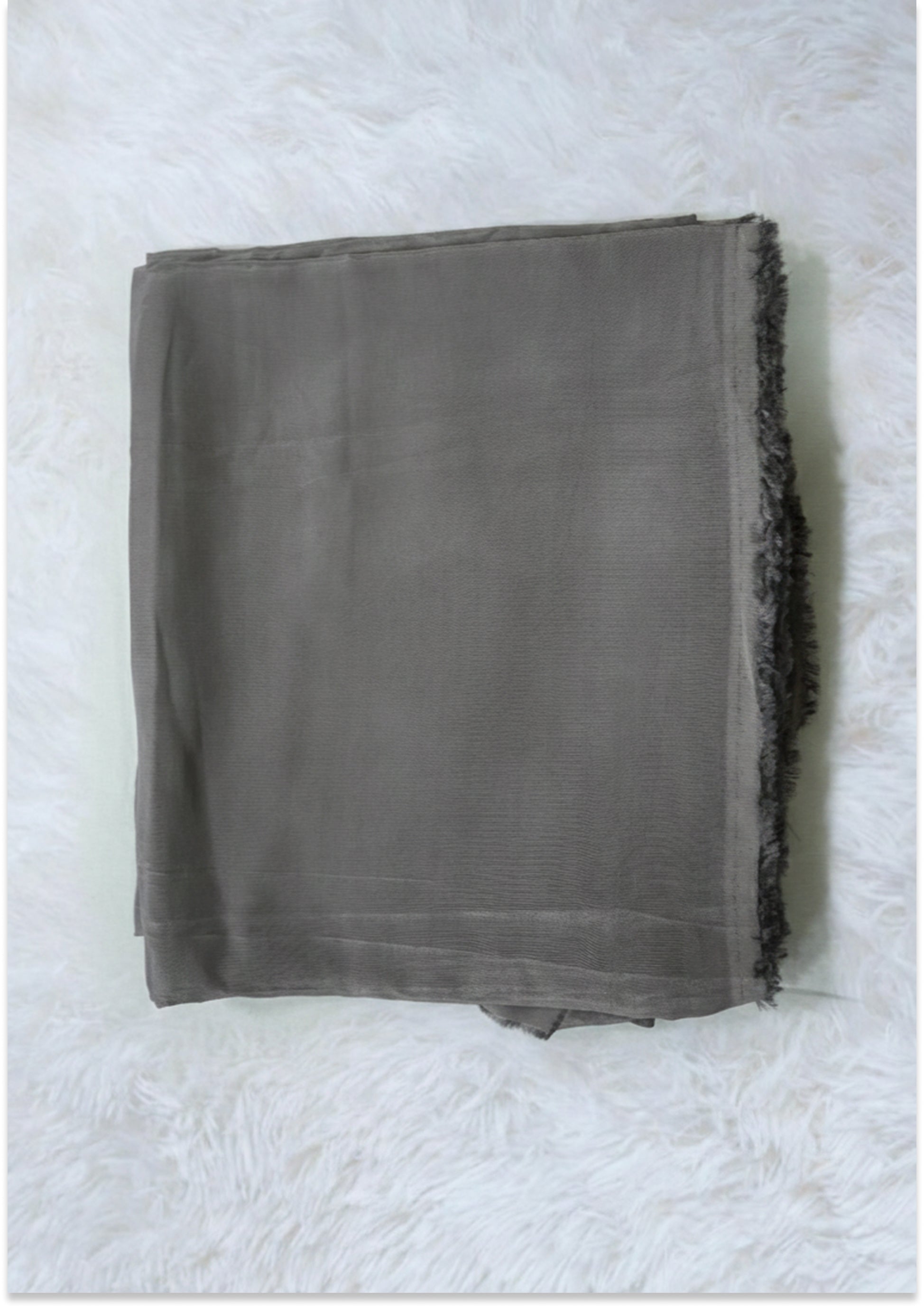 Mouse Color Pure Organza Handcrafted Premium Unstitched suit Material