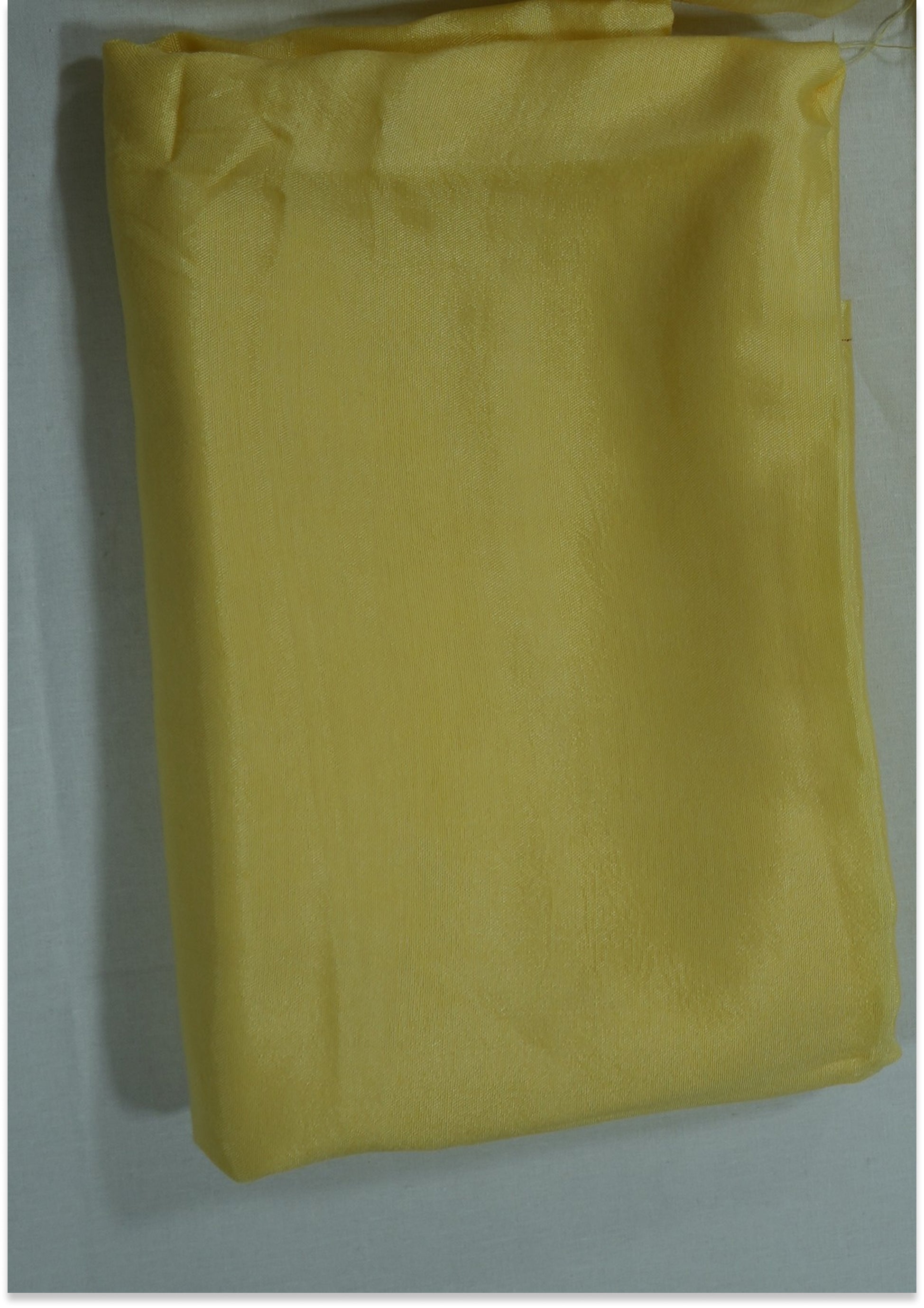 Light Lemon Yellow Handcrafted Unstitched Suit Material
