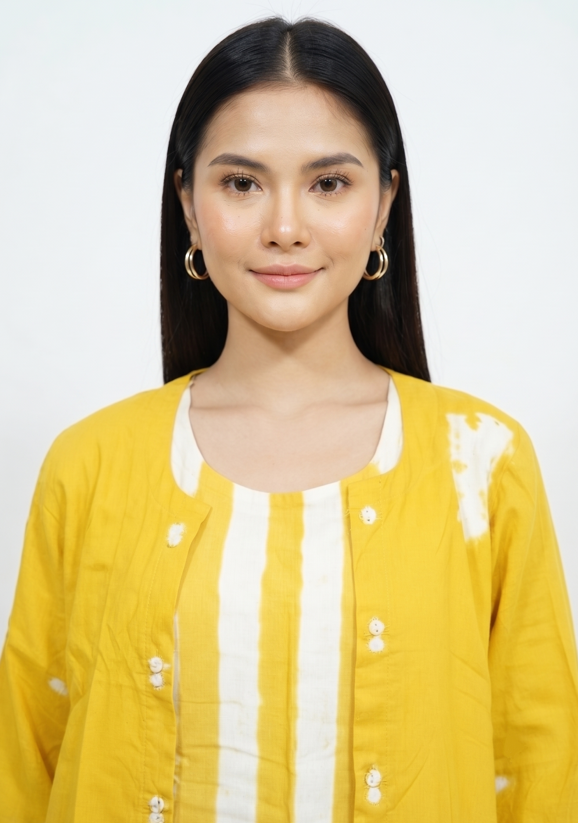 Mustard Cotton Indo-Western Co-ord Set