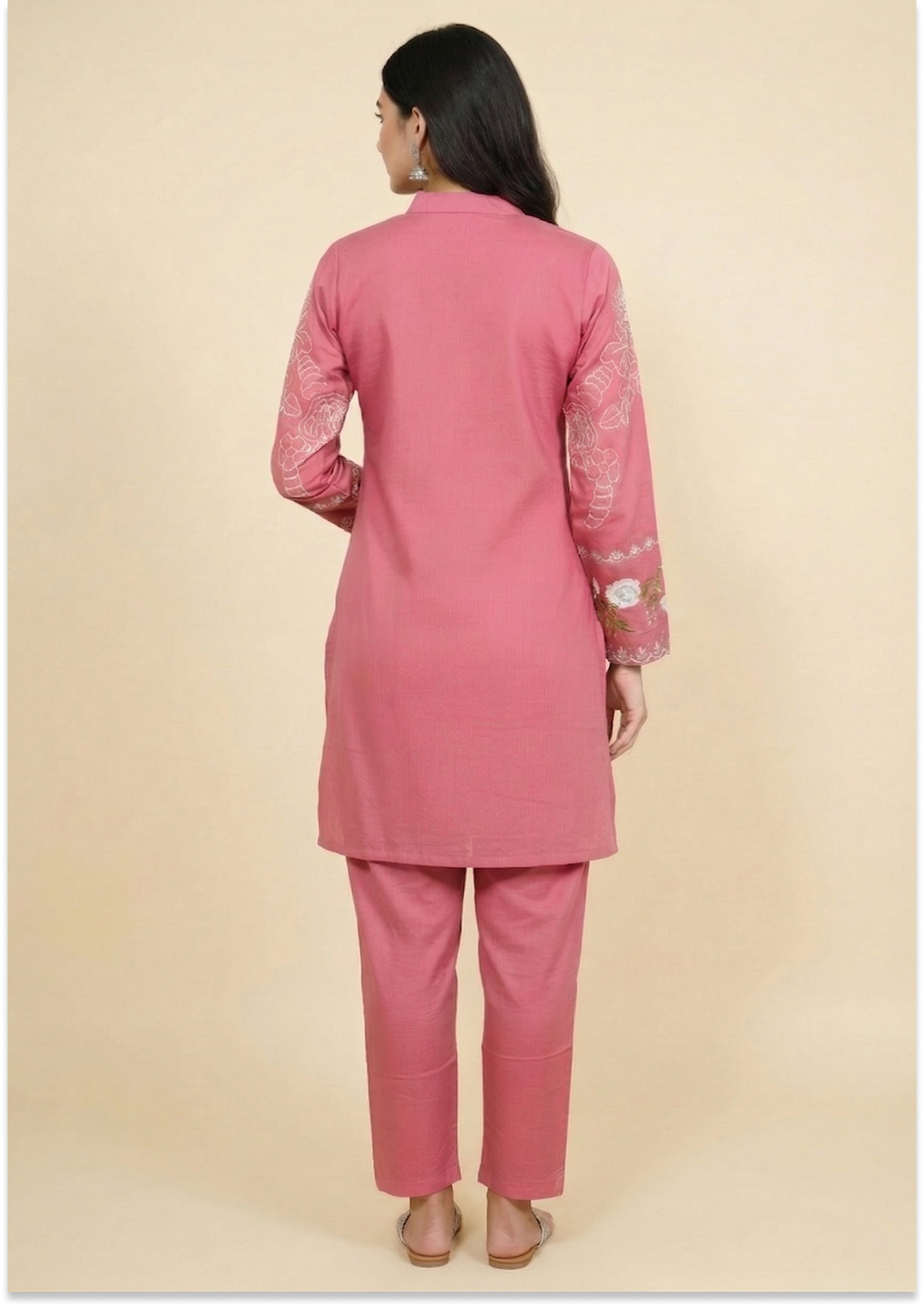 Gajari Crepe Co-ord Set