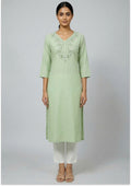 Mint Green Handcrafted Kurti