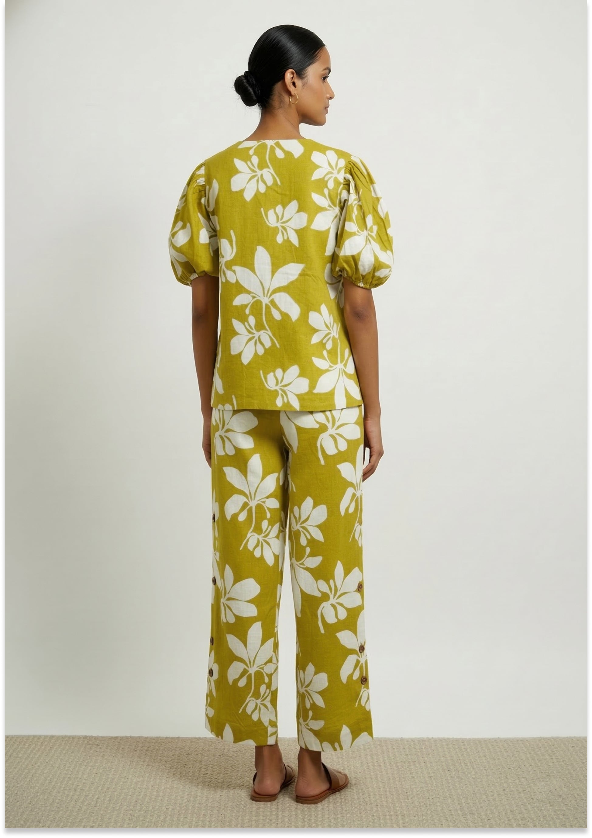 Yellowish Green Co-ord Set