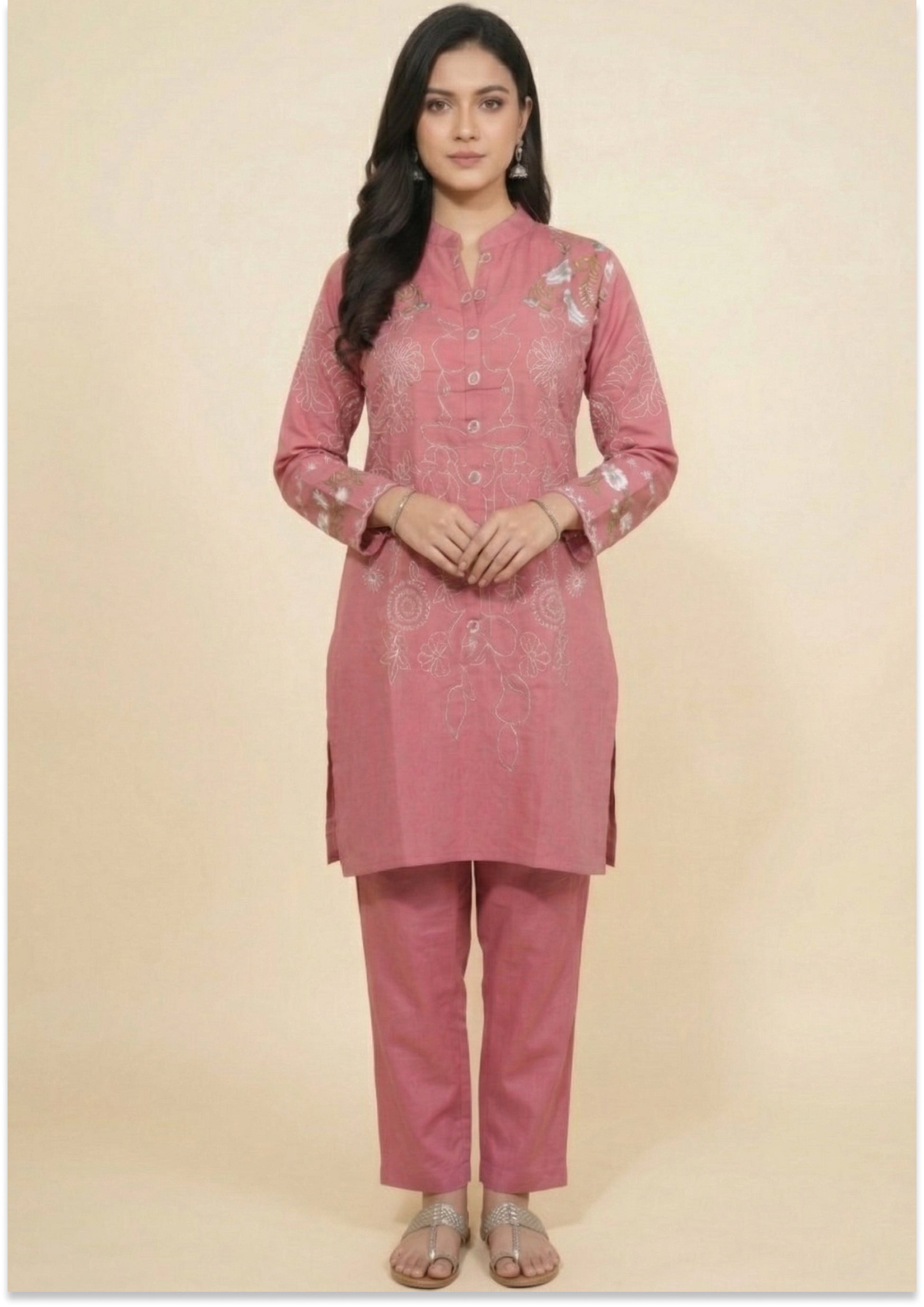 Gajari Crepe Co-ord Set