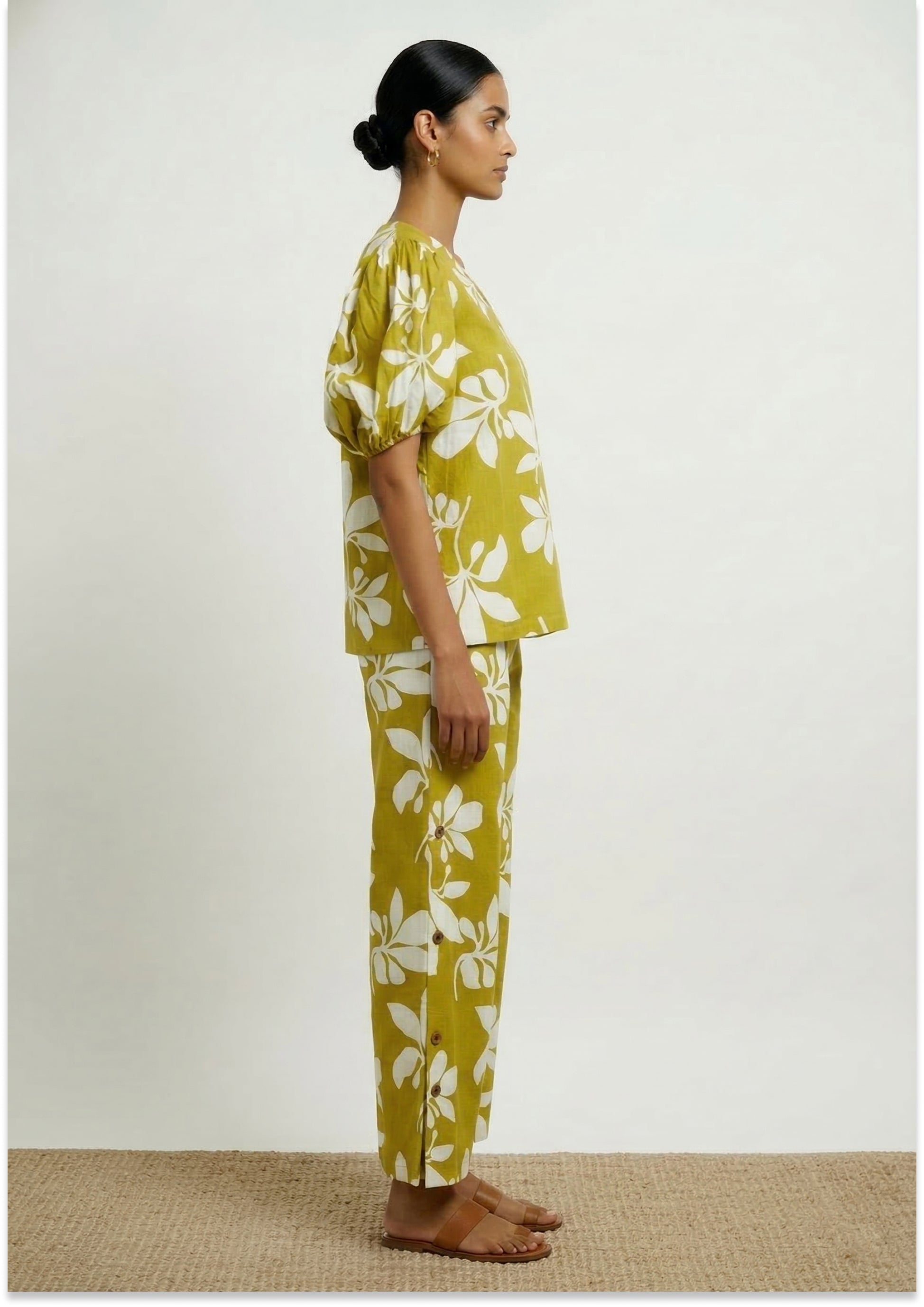 Yellowish Green Co-ord Set