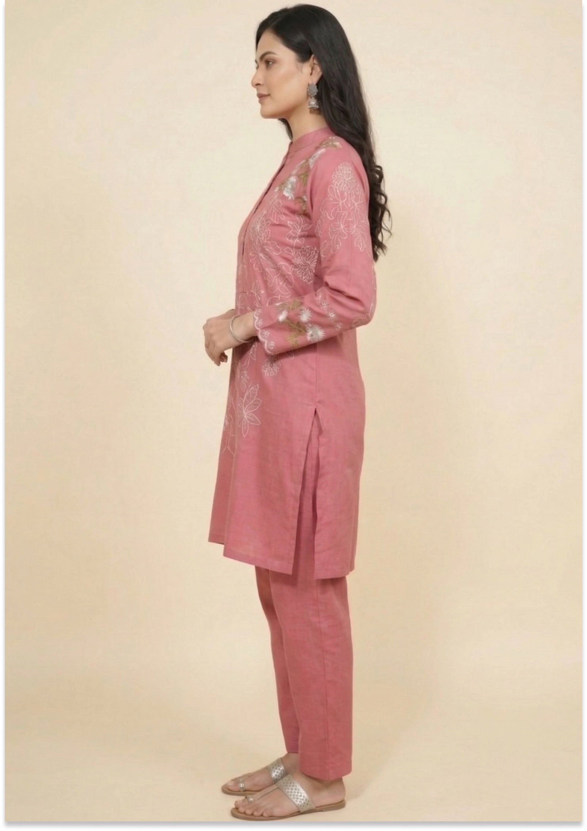 Gajari Crepe Co-ord Set