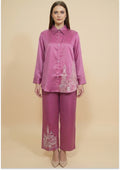 Onion Pink Handcrated Cotton Silk Co-ord Set